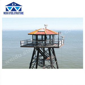 AR500 /Q355 Security Watch Tower Guard House Platform Observation Towers Steel Structure Tourist Tower