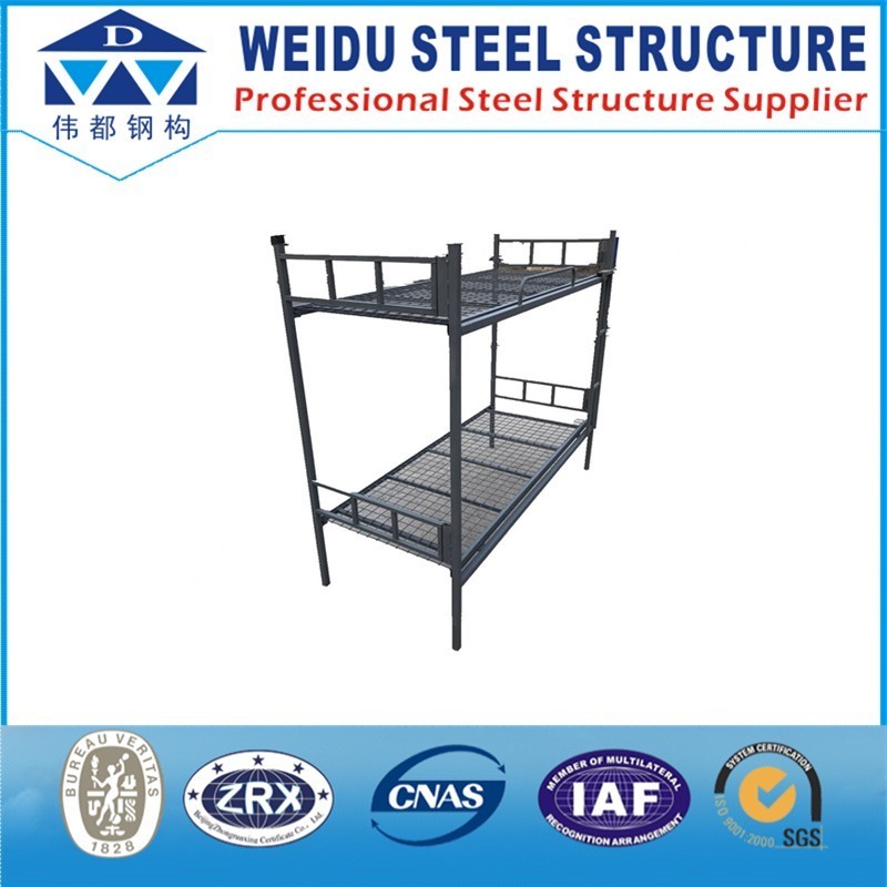 Cheap heavy duty double floor bed frame metal bunk bed for sale