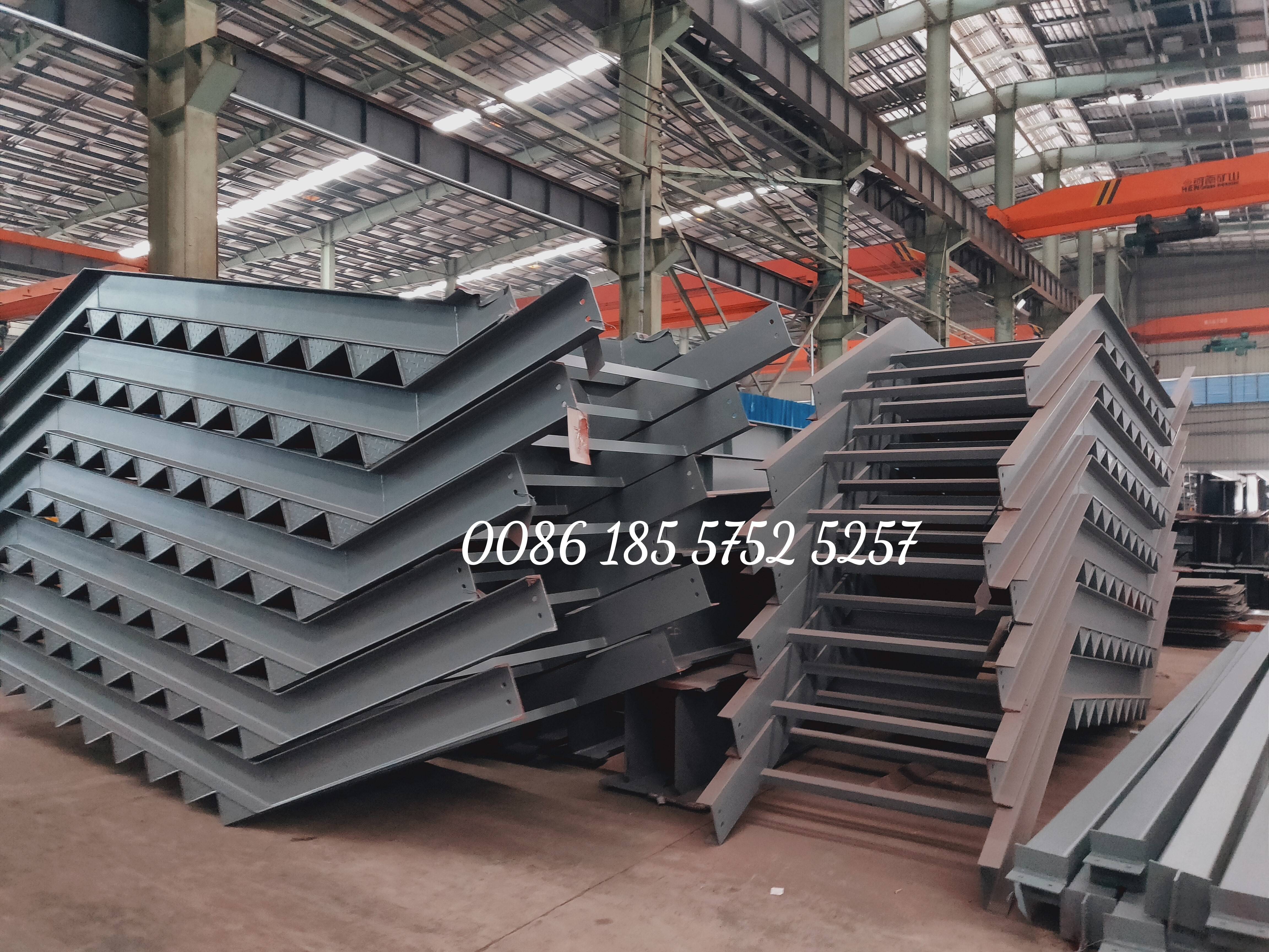 Q355B Steel Structure Stair And Pedestrian Stair Platform /Indoor /Outdoor Escape / Emergency ladder With Wholesale Price FOB