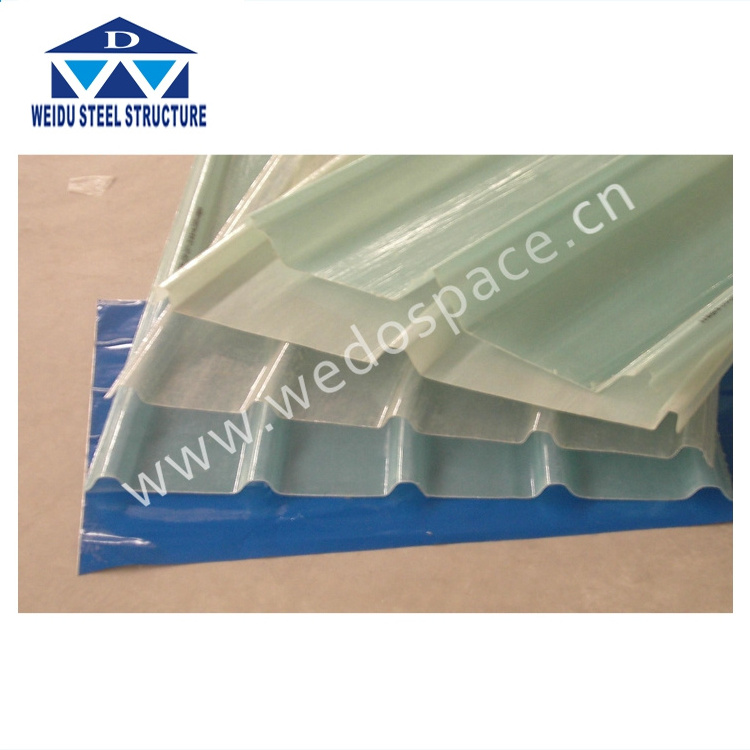 FRP fiberglass roof panel curved panels