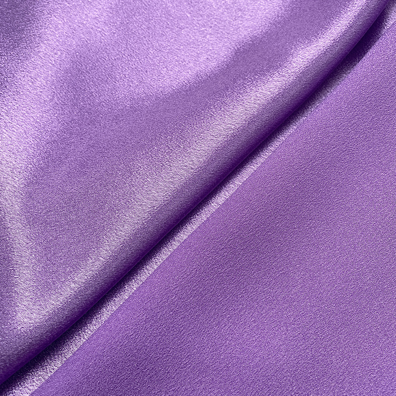 Hot Sell Soft Hand Metallic Crystal Silk Shiny Luster Liquid Satin Lining Fabric for Sleepwear and Dress Fabric