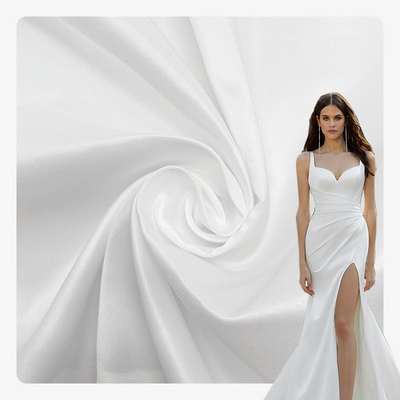 Duchess Satin Fabric Women Party Wear Dress Material Crepe Satin Polyester  Fabric for Dress Evening Wear Satin Fabric