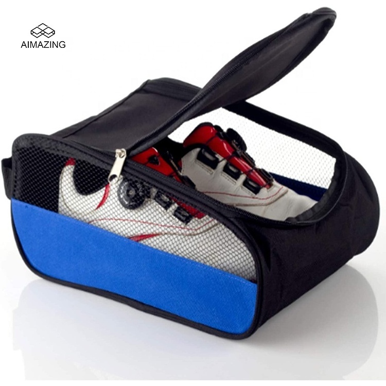 Wholesale OEM Portable Sports Shoe Bags Shoes Storage Bags Breathable Golf Shoe Bag