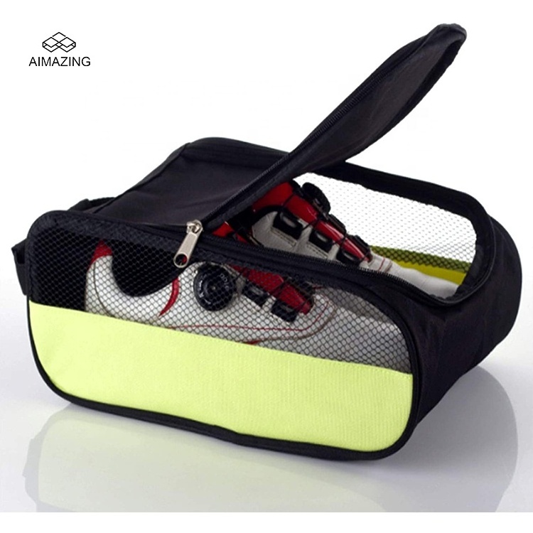 Wholesale OEM Portable Sports Shoe Bags Shoes Storage Bags Breathable Golf Shoe Bag