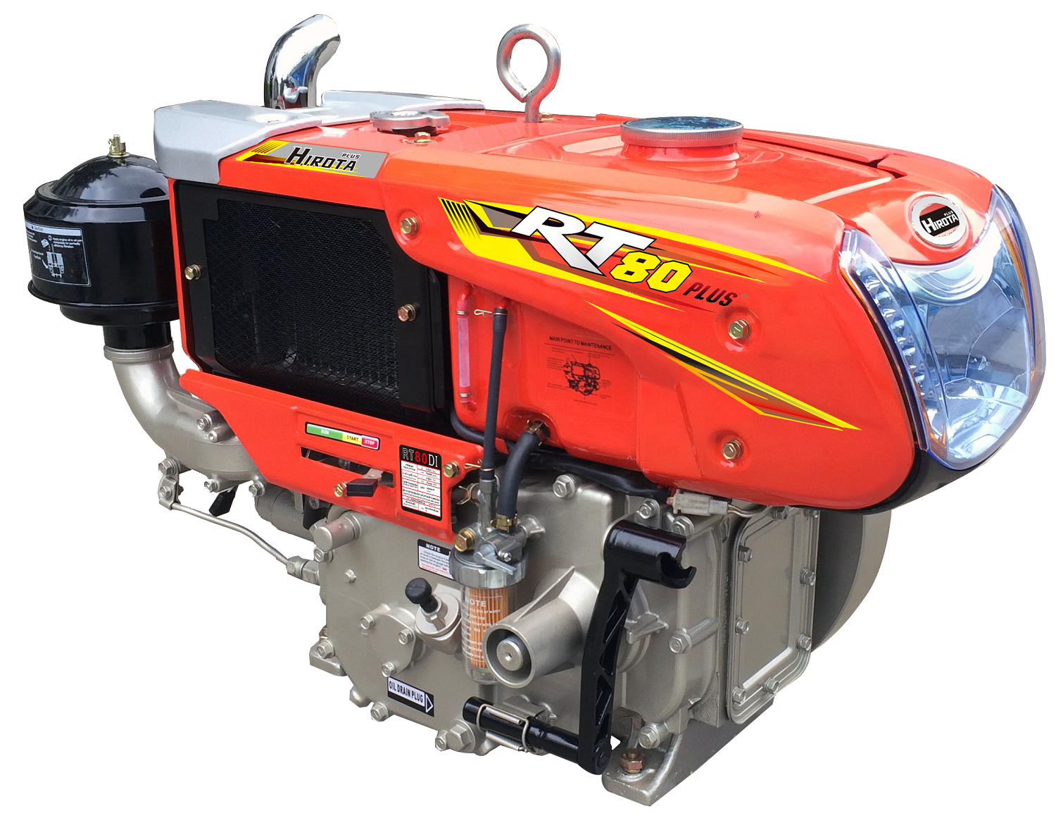 New Single Cylinder Four-Stroke 12HP Water-Cooled  Diesel Engine