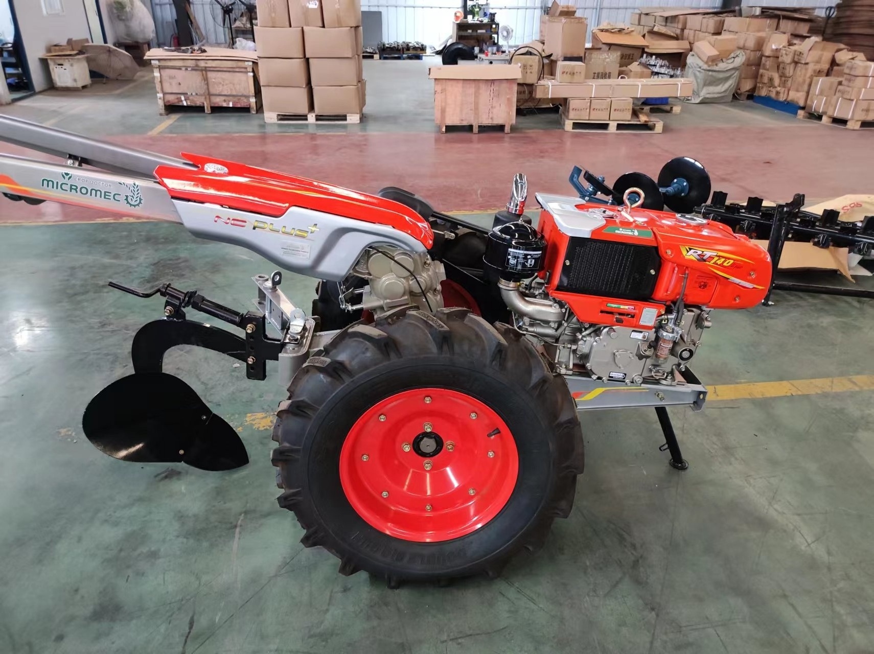 Kubota 2 wheels walking tractor agriculture used mini farm tractors