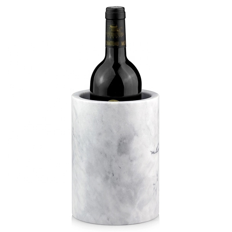 Marble Decor Mini Whisky Wine Chiller Acrylic Champagne Bottle Candle Belaire Rose Ice Cooler Holder Barrel Tin Bucket For Party