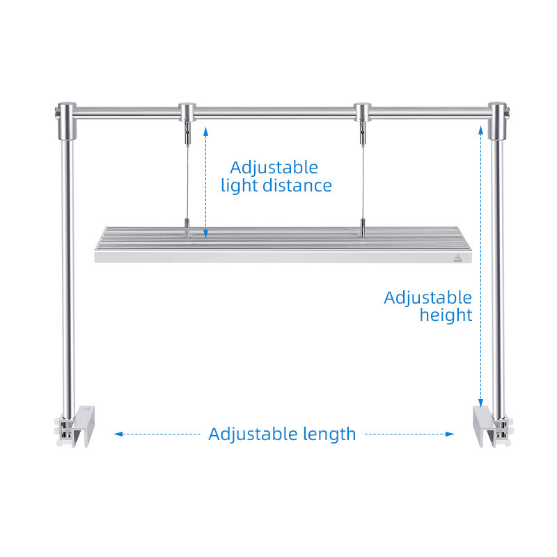 Quality fish tank Accessories DJ-L-L60 Aquarium lamps hanging stand 304 stainless steel weekaqua stand