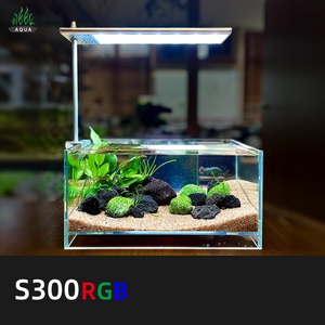 Week aqua S300 18w 24w 28w led rgb aquarium lights full spectrum sunrise and sunset smart light for fish tank