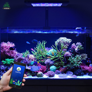 WEEKAQUA 120W Coral LED Saltwater Light APP Control Full Spectrum Marine Led Aquarium Lamp Reef Light Sea Wave Light