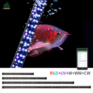 Hot Sale WEEK AQUA T12 TUBE tanning light smart LED aquarium lamp for koi arowana fish lights