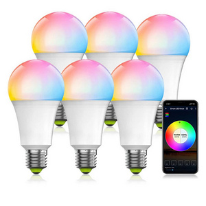 Smart Light Bulbs with Remote Color Changing Light Bulb 5W 7W A19 Dimmable LED Smart Bulb 80W Equivalent