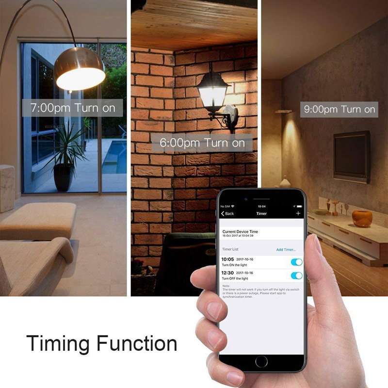 Smart Light Bulbs with Remote Color Changing Light Bulb 5W 7W A19 Dimmable LED Smart Bulb 80W Equivalent