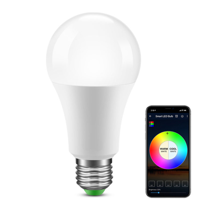 Color Changing LED Light Bulb 5W 7W RGBW Controlled by APP Sync to Music Dimmable RGB Multi-Color 60 Watt Equivalent E26 E27