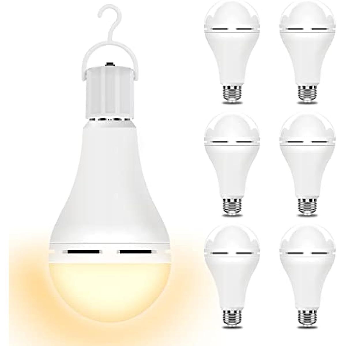 Emergency Rechargeable Light-Bulb Stay Lights Up When Power Failure for Home Camping Tent