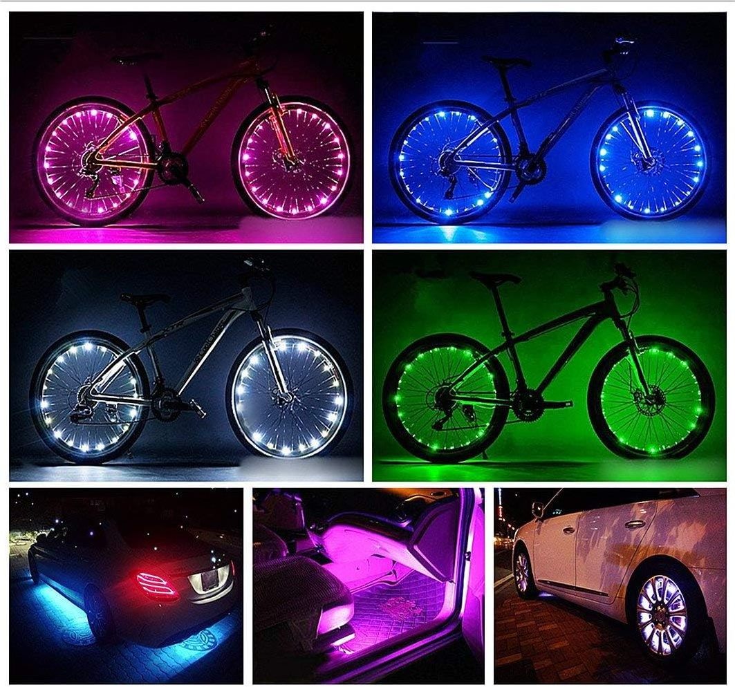 Battery Powered LED Strip Lights 9.8ft 24-Keys Remote Controlled DIY Indoor and Outdoor Decoration