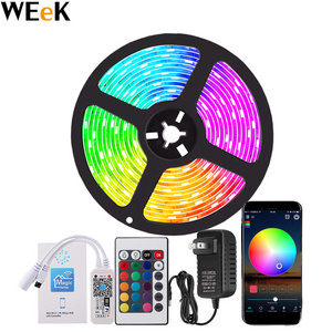 Smart WiFi LED Flexible RGB  Waterproof Strip Light 12V 150 Leds 5M Support Amazon Alexa and Google Home