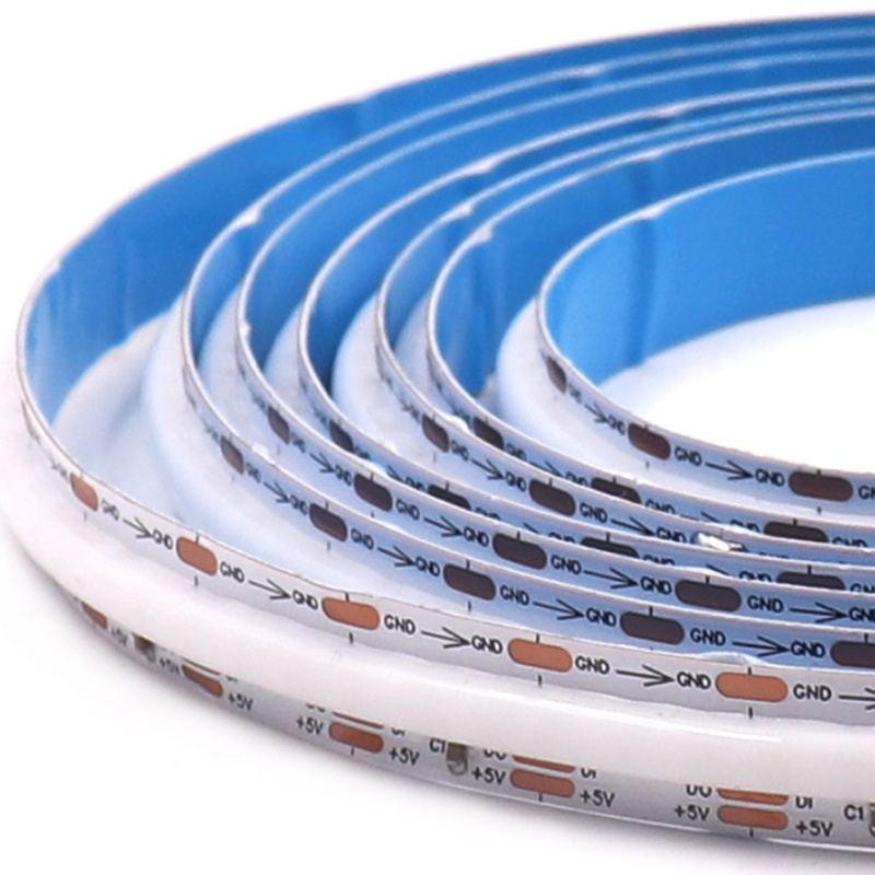 Dream Color Digital Pixxel Addressable COB LED Strip High Density Flexible Magic RGB FOB COB Light Bar Same as WS2812B SK6812