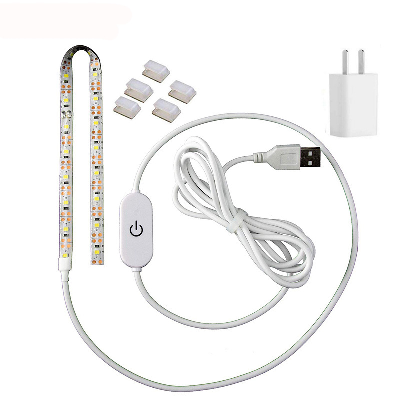 LED Strip Light USB High Density Flexible FOB COB Lighting RA90 Warm Nature Cool White Linear Dimmable DC12V 5V