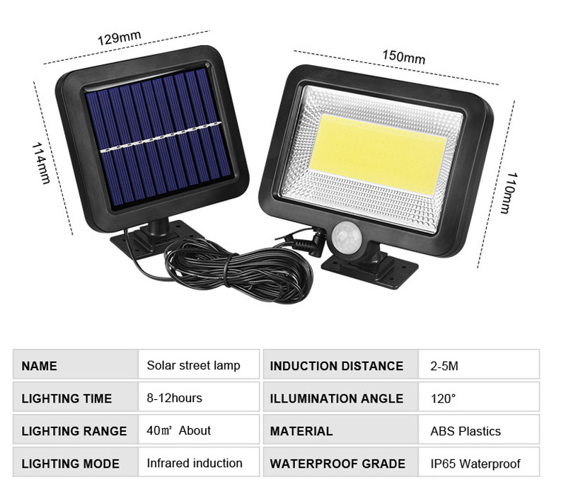 56 LED Solar Light PIR Motion Sensor Detection Wall Lamp Energy-saving Solar Lamp Waterproof Outdoor Indoor Lighting