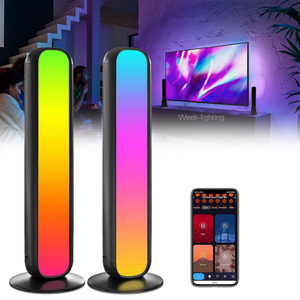 Smart LED Light Bars RGB Flow Gaming with 20 Scene Modes Music Sync Modes White Color LED Lights for TV Ambient Light