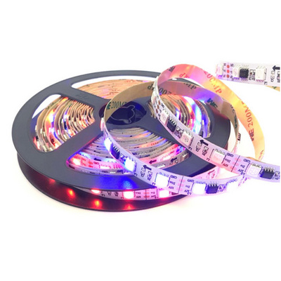 5m WS2811 LED light strip 5050 30/48/60 leds/m ws2811 ic 10/16/20 pcs/meter DC12V RGB full color LED strip