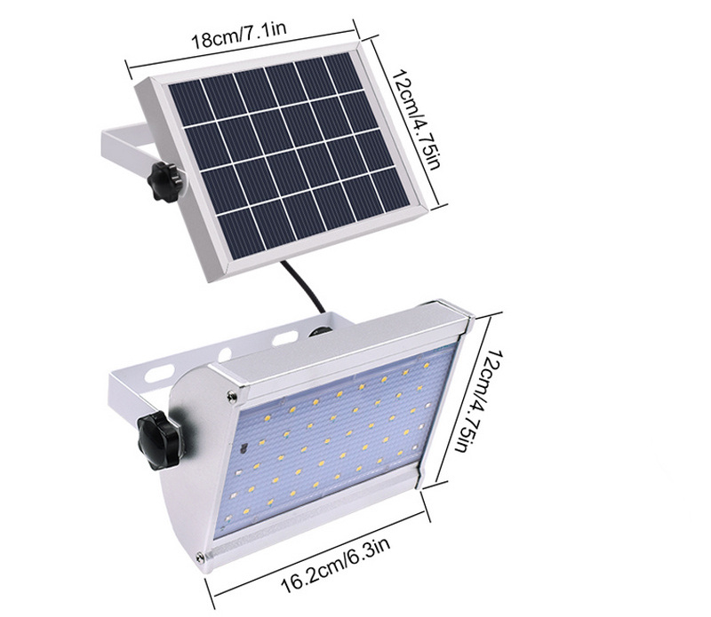 IP65 Waterproof Solar Floodlights Outdoor Lighting LED Spotlight Garden Lamp