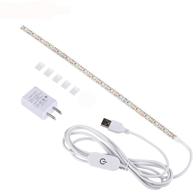 LED Strip Light USB High Density Flexible FOB COB Lighting RA90 Warm Nature Cool White Linear Dimmable DC12V 5V