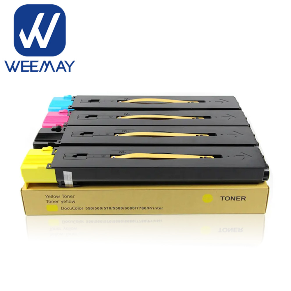 Weemay Color Toner Cartridge DCC560 Compatible for Xerox Color 550 560 570 C60 C70 Copier