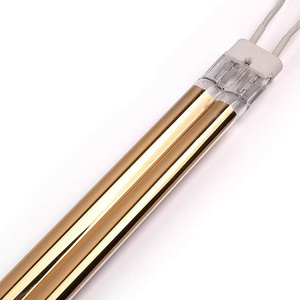 Infrared Heating tube infrared heating pipe with dual tube golden coated gold plated