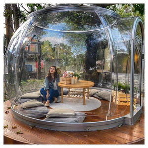 Full House Tent Outdoor Hotel Pc Aluminium Exhibition Tents Prefab Small Chinese Dome House