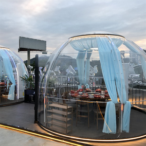 Full House Dome Dining Houseand Geodesic Igloo Aluminium Exhibition Tents  Winter Transparent Small Tent Dome House