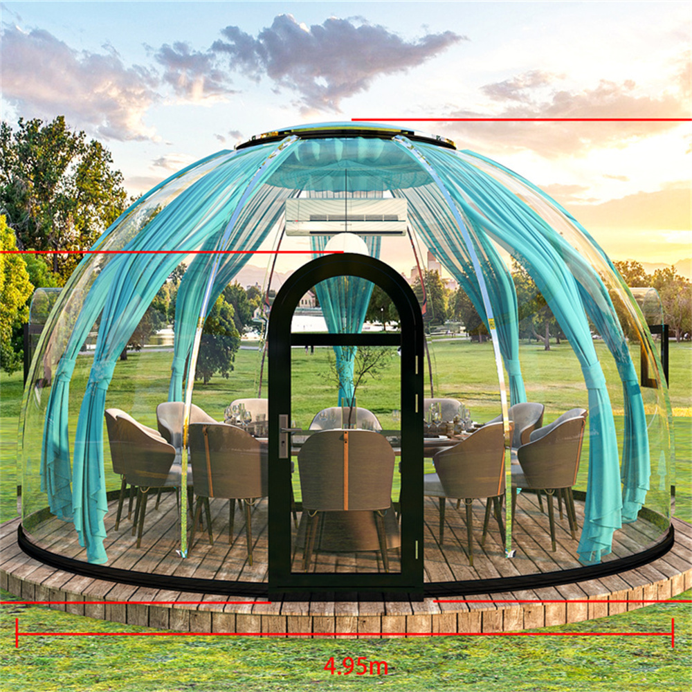 Full House Luxury Outdoor Shelter Camping Tent With Bathroom Camping Gazebo Dome House