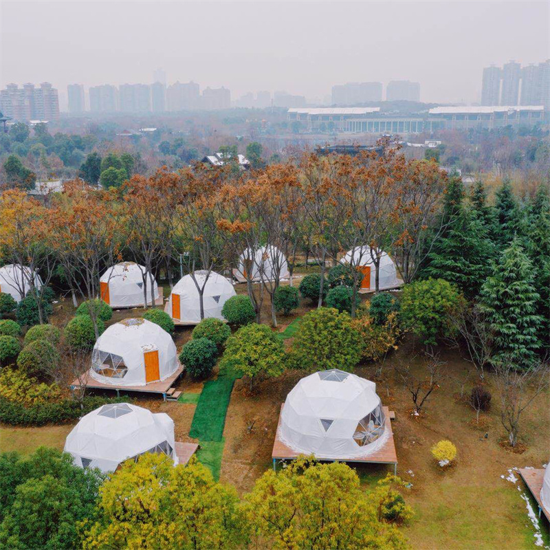 Full House Igloo Prefab Demo Pcv Sphere Waterproof Transparent Hard Shell Desert Geodesic Dome Tent