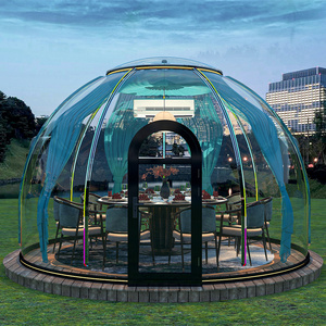 Full House Outdoor Fiberglass Sunroom Winter Fiberglass Dome Polycarbonate House Kits