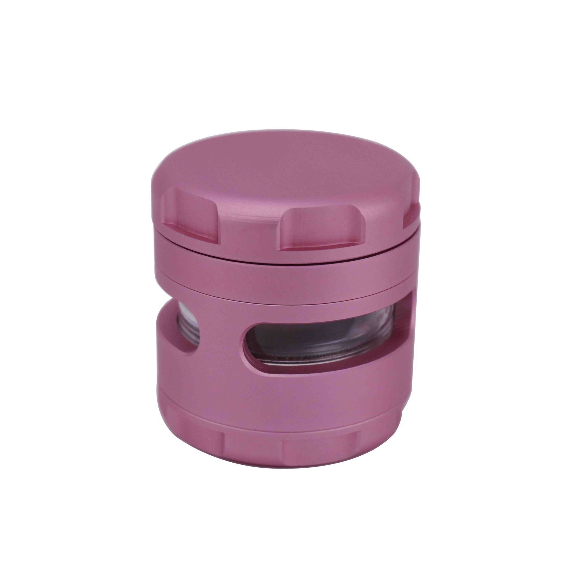 New Pink Herb Grinder 2.5 inch Exclusive  Spice Grinder  with Sharp grinder Blade Custom Logo