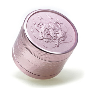 New Pink Herb Grinder 2.5 inch Exclusive  Spice Grinder  with Sharp grinder Blade Custom Logo