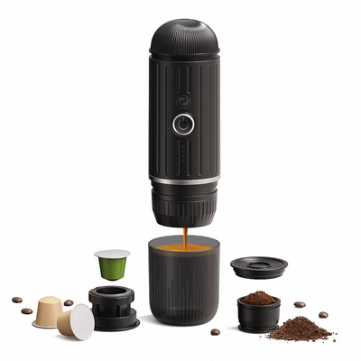 Portable Camping  Electric Coffee Maker With Heating Function usb Travel Mini Espresso Maker Coffee