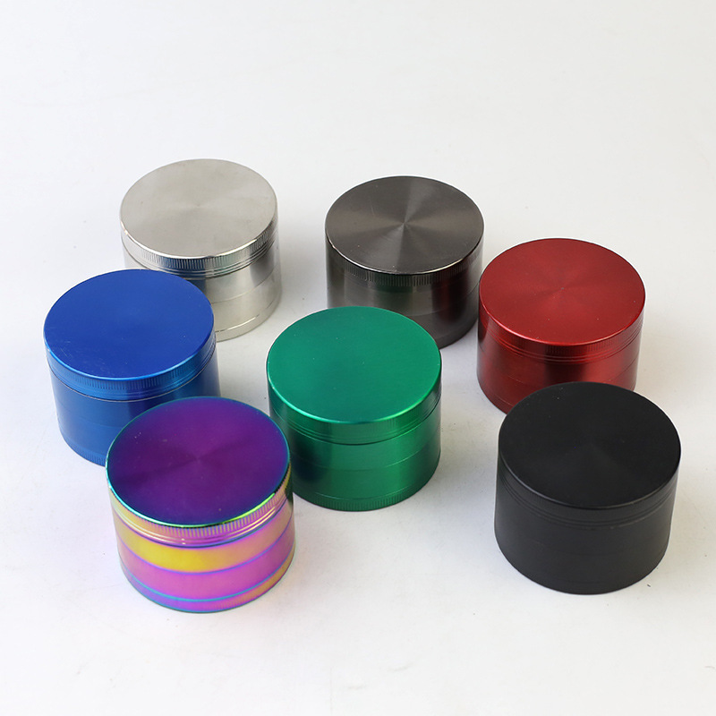 Large size 100 mm  Zinc Alloy Herb Grinder 4-layer Custom Logo