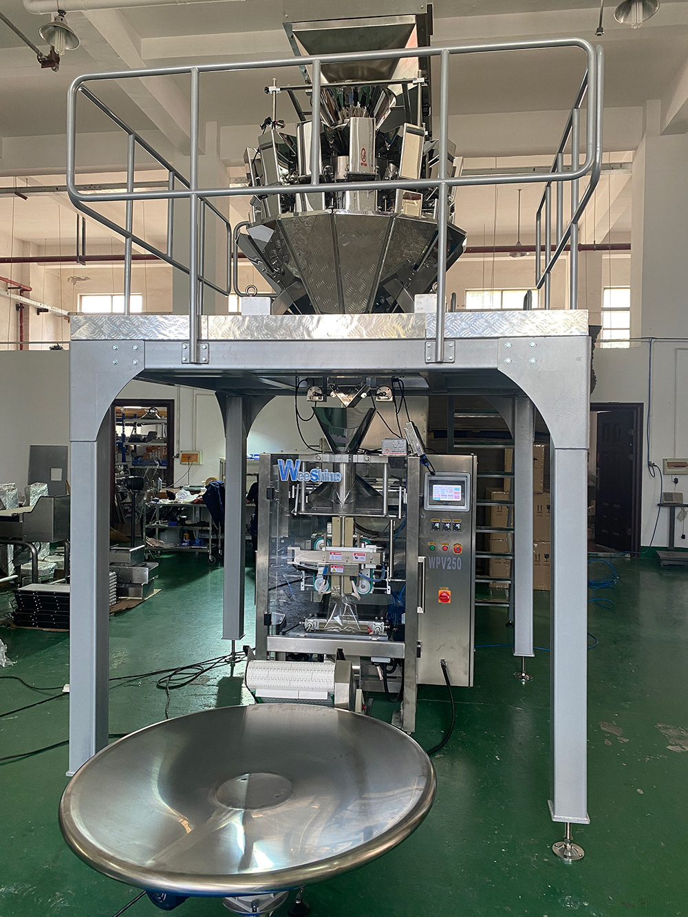 Factory High Quality WPV250 Automatic with Multi Head Weigher Granular Packing Machine for Cashew Nuts