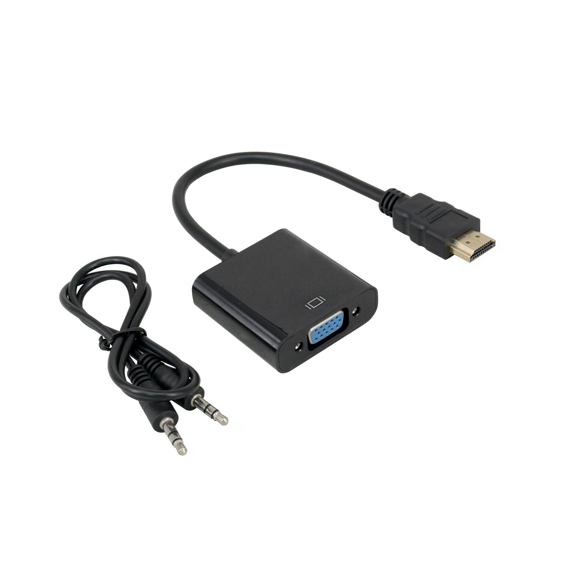 WEETOTUNG HDTV to VGA Converter Adapter Cable with Audio HDTV to VGA with 3.5mm audio adapter