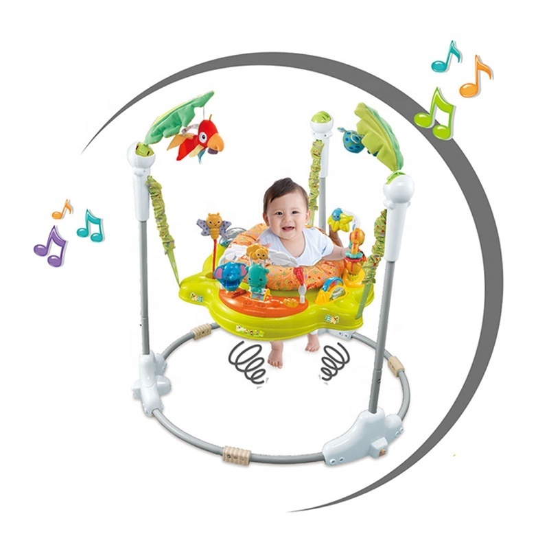 multifunctional funny swing chair baby  jumper bouncer walker baby bouncer and rocker with music light