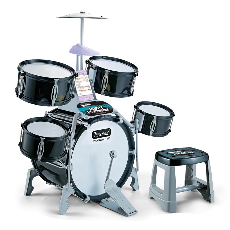 Children Drum Set Toy Musical Instrument Toys Phone/Computer/MP3 Musical Play Set Educational In Jazz Drum Set for Kids