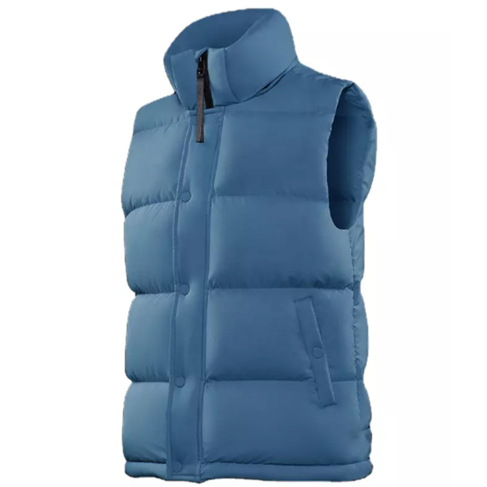 Wholesale Factory Custom OEM sleeveless Zipper Gilet Winter vest For Women Quilted 100% polyester filled Puffer Vest Jacket