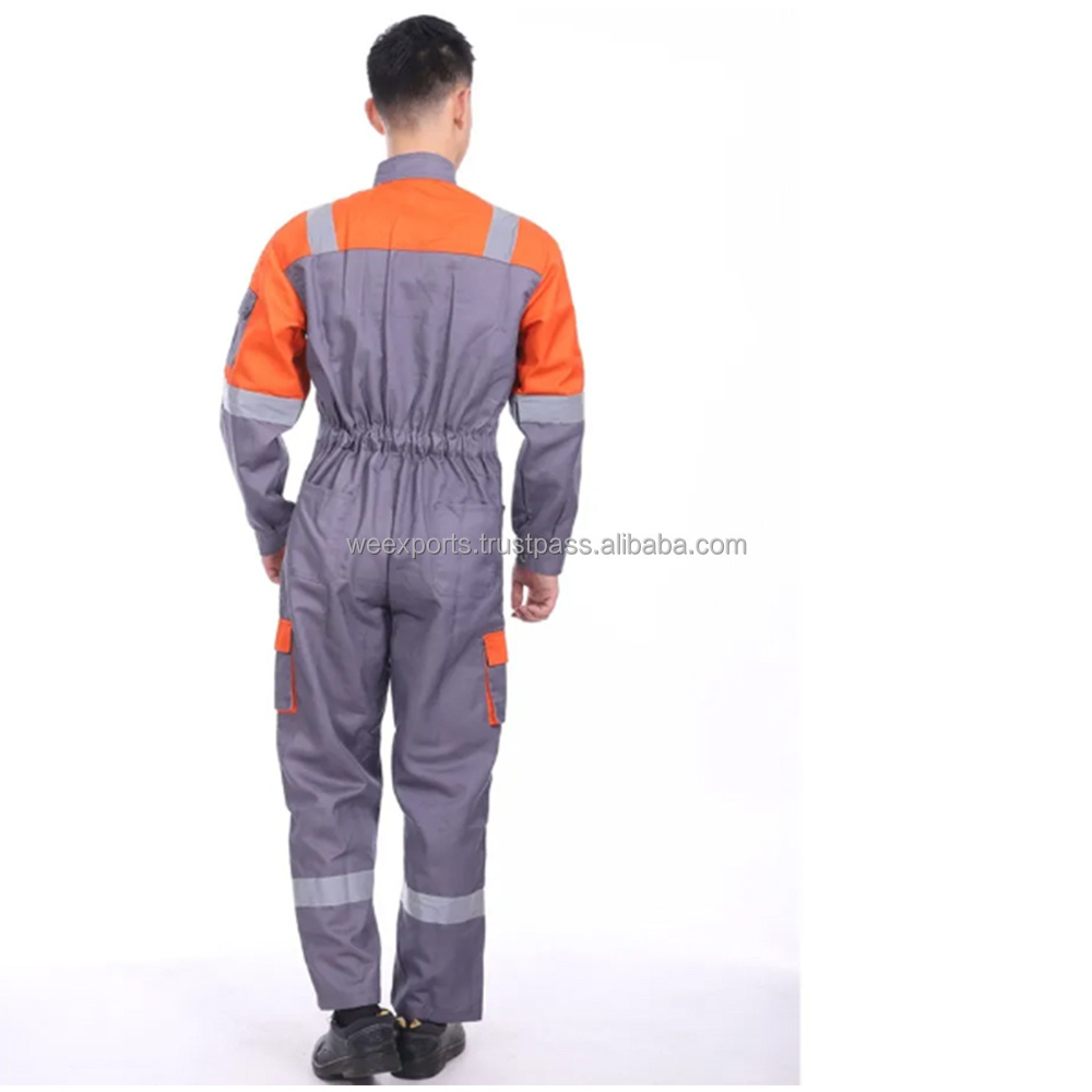 2023 Coverall Overalls Hot Selling Men Work Wear Construction Safety Uniform Working Reflective Safety Clothing