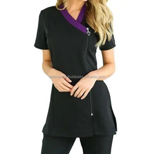 Beautician Work Wear Uniform Thai Massage Tunic Spa Uniforms Hotel Beauty Salon SPA Uniforms for Women Girls beauty wears