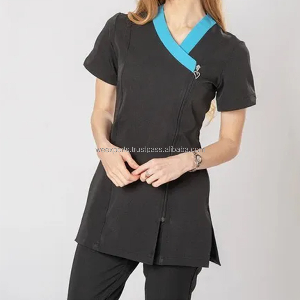 Beautician Work Wear Uniform Thai Massage Tunic Spa Uniforms Hotel Beauty Salon SPA Uniforms for Women Girls beauty wears