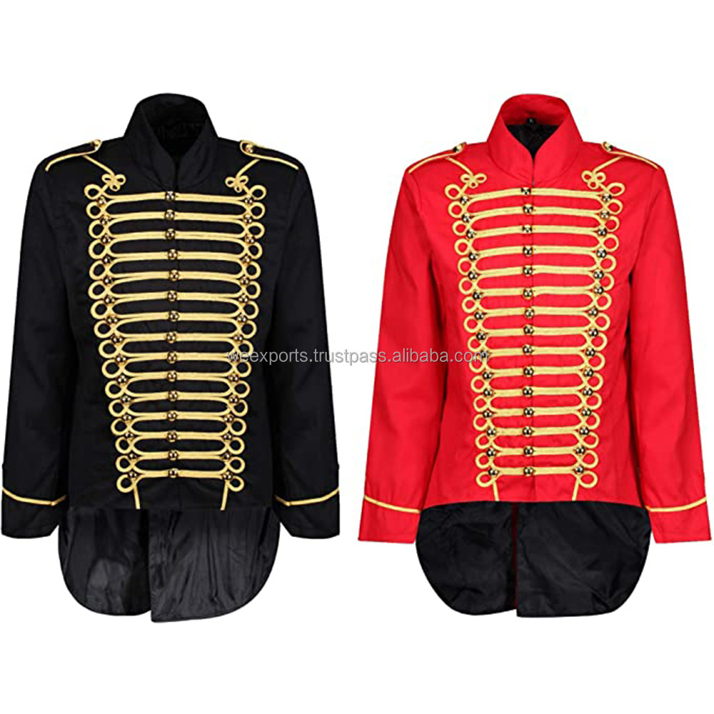 Drum Major Costume For Kids Red Marching Band Uniform By Dress Up America