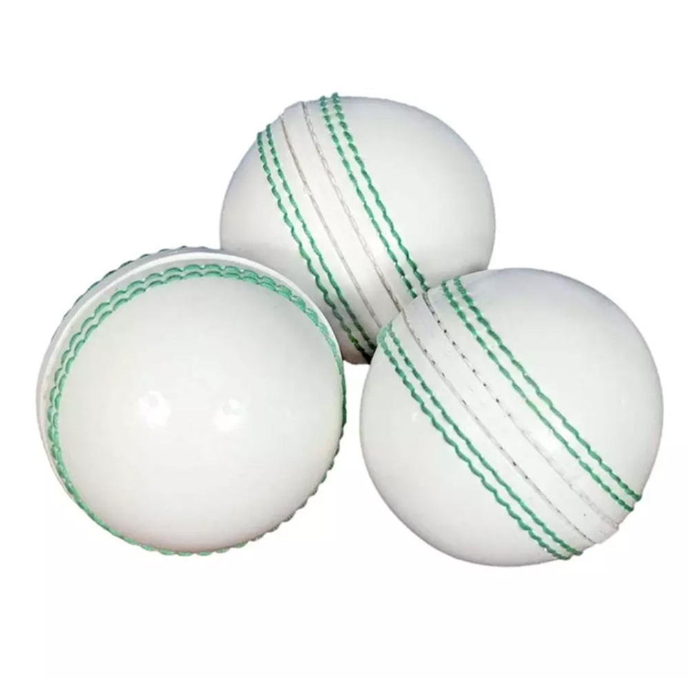 100% Leather Made White Color Cricket Ball Set of 4 Pcs High Quality Ball For Outdoor Cricket Practice Balls Low Prices