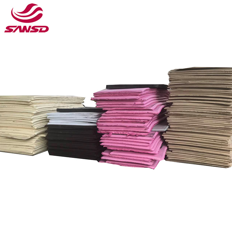 wholesale certified non toxic eco friendly solid color outsole shoe making rubber sheet insole shoe eva sheet for flip flop